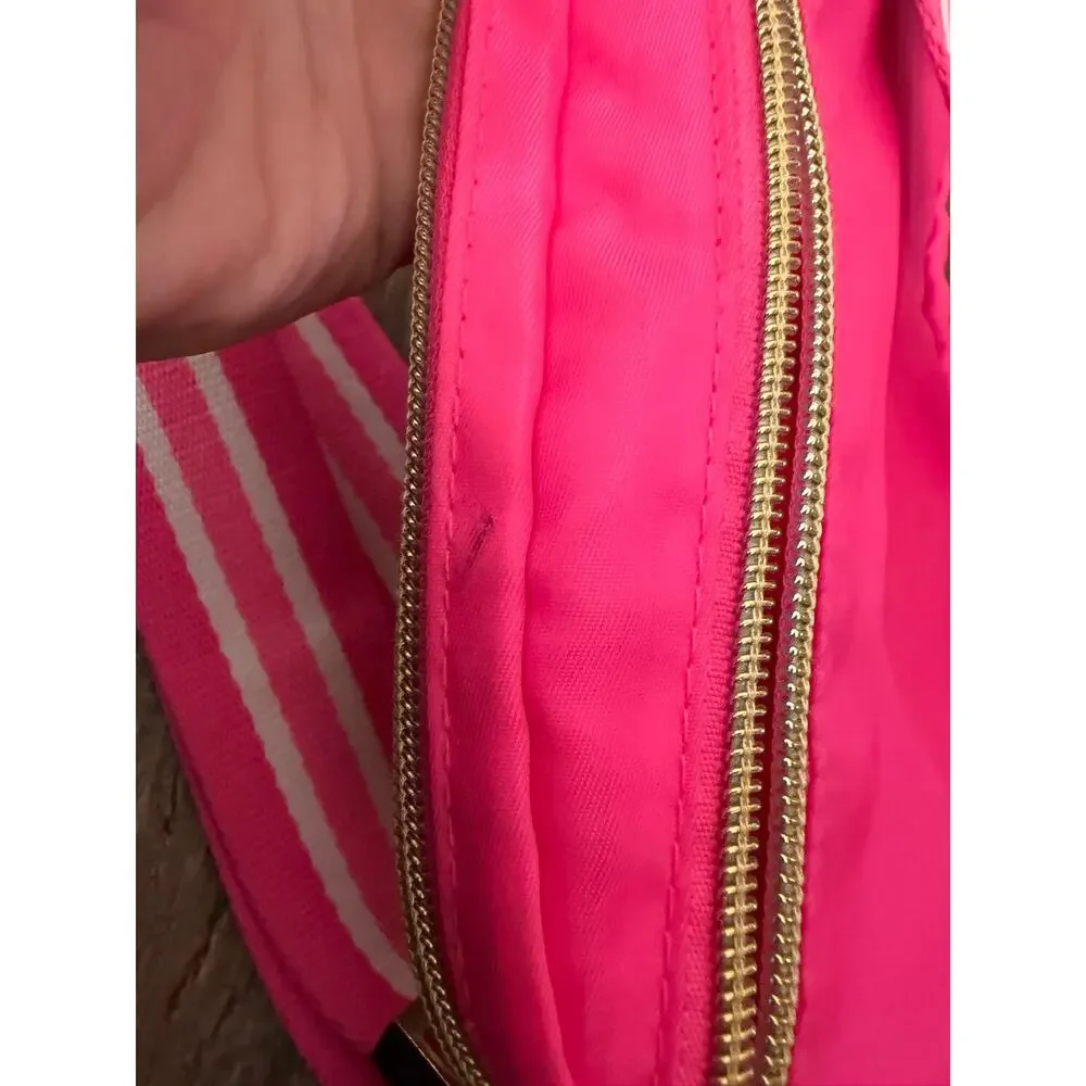 Lilly Pulitzer Jeanie Belt Bag in Mystique Pink with gold hardware GUC